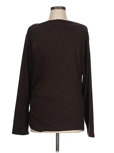 Pre-owned Zara Pullover Sweater In Brown