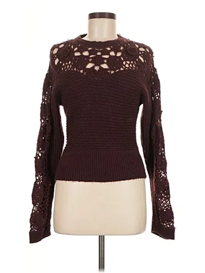 Pre-owned Zara Pullover Sweater In Brown