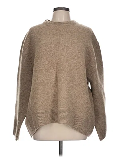 Pre-owned Zara Pullover Sweater In Brown