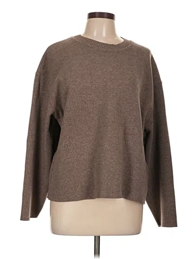 Pre-owned Zara Pullover Sweater In Brown