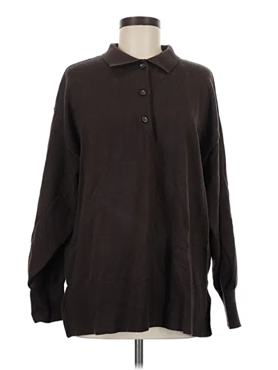 Pre-owned Zara Pullover Sweater In Brown