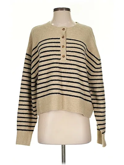 Pre-owned Zara Pullover Sweater In Brown