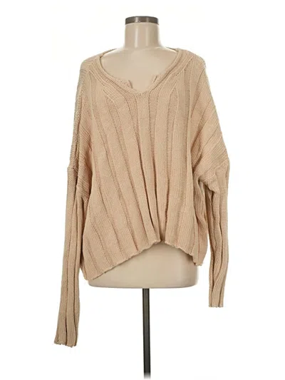 Pre-owned Zara Pullover Sweater In Brown