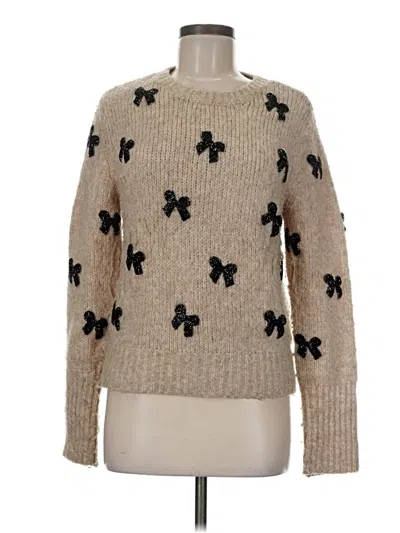 Pre-owned Zara Pullover Sweater In Brown