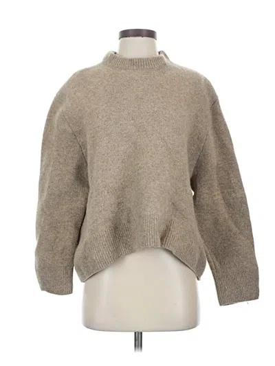 Pre-owned Zara Pullover Sweater In Brown