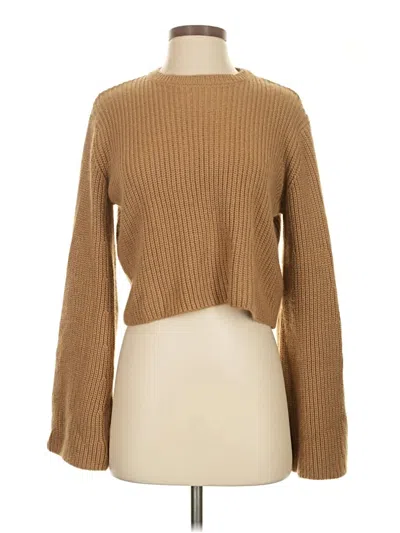 Pre-owned Zara Pullover Sweater In Brown