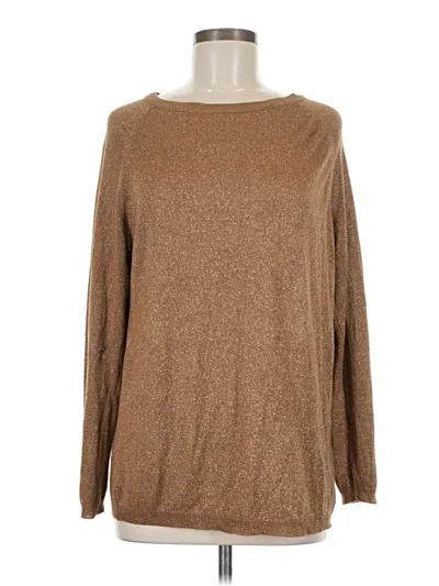 Pre-owned Zara Pullover Sweater In Brown