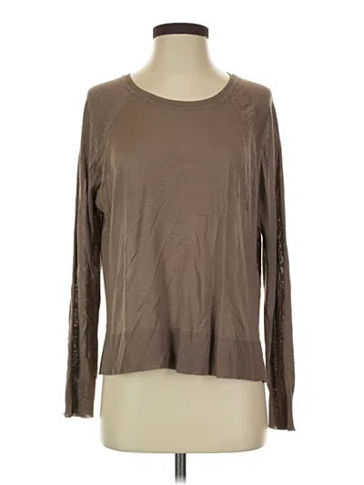 Pre-owned Zara Pullover Sweater In Brown