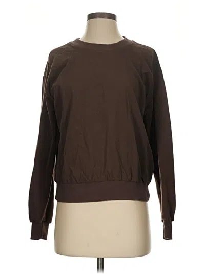 Pre-owned Zara Pullover Sweater In Brown