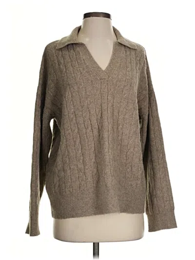Pre-owned Zara Pullover Sweater In Brown