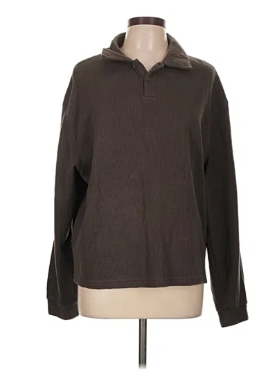 Pre-owned Zara Pullover Sweater In Brown