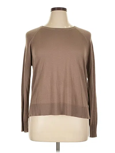 Pre-owned Zara Pullover Sweater In Brown