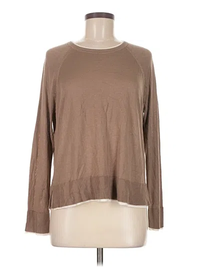 Pre-owned Zara Pullover Sweater In Brown