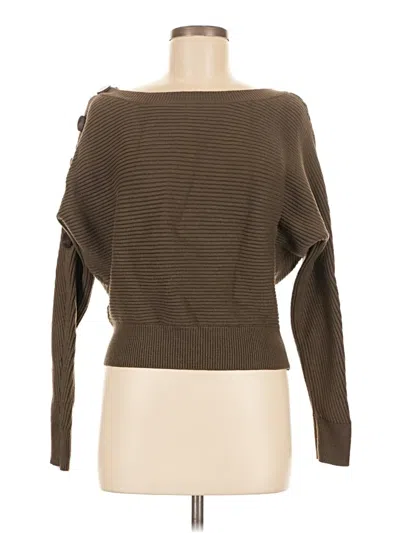 Pre-owned Zara Pullover Sweater In Brown