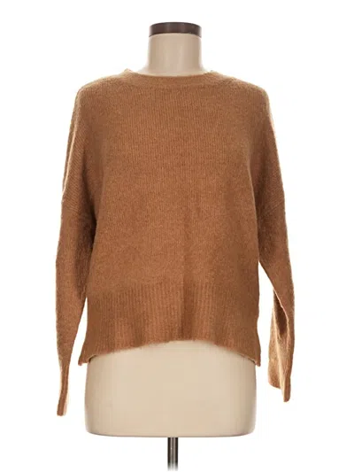 Pre-owned Zara Pullover Sweater In Brown