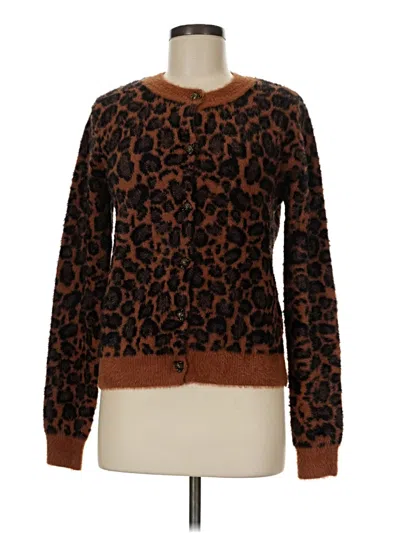 Pre-owned Zara Pullover Sweater In Brown