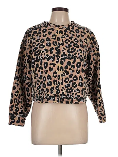 Pre-owned Zara Pullover Sweater In Brown