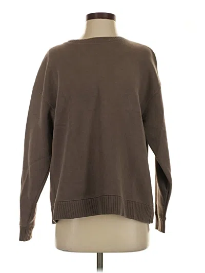 Pre-owned Zara Pullover Sweater In Brown