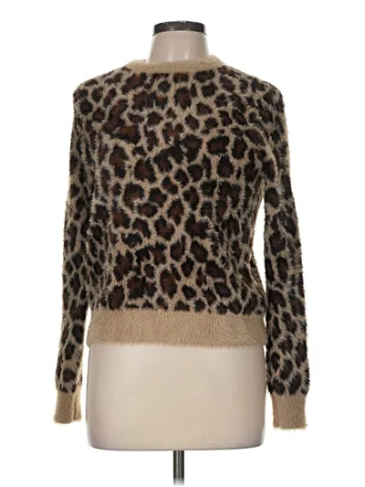 Pre-owned Zara Pullover Sweater In Brown