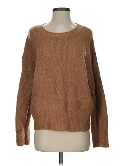 Pre-owned Zara Pullover Sweater In Brown