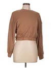 Zara Pullover Sweater In Brown