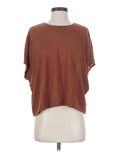 Pre-owned Zara Pullover Sweater In Brown