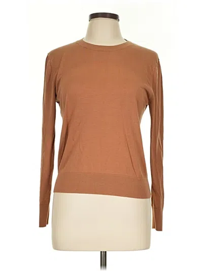 Pre-owned Zara Pullover Sweater In Brown