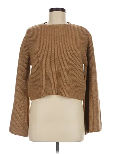 Pre-owned Zara Pullover Sweater In Brown