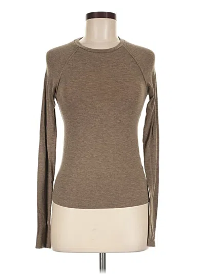 Pre-owned Zara Pullover Sweater In Brown