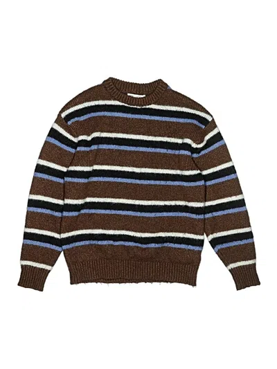Pre-owned Zara Kids' Pullover Sweater In Brown