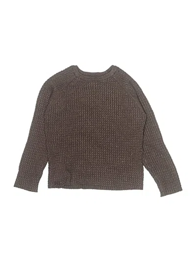 Pre-owned Zara Kids' Pullover Sweater In Brown