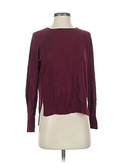 Pre-owned Zara Pullover Sweater In Burgundy