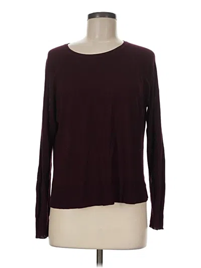 Pre-owned Zara Pullover Sweater In Burgundy