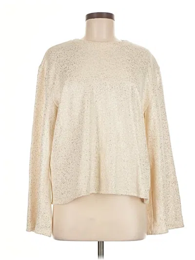 Pre-owned Zara Pullover Sweater In Gold