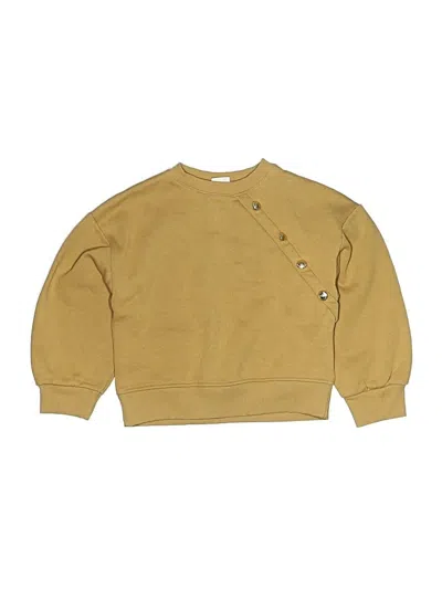 Pre-owned Zara Kids' Pullover Sweater In Gold