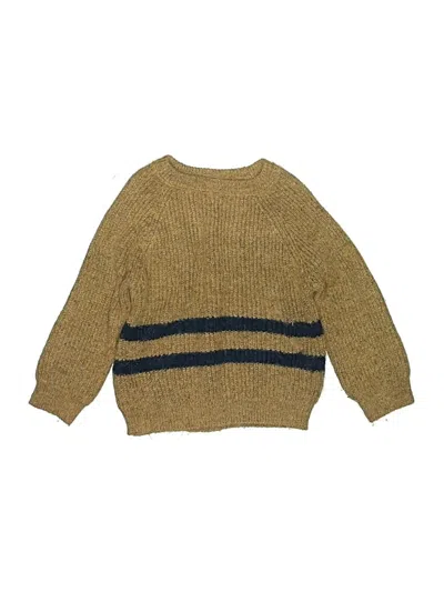 Pre-owned Zara Kids' Pullover Sweater In Gold