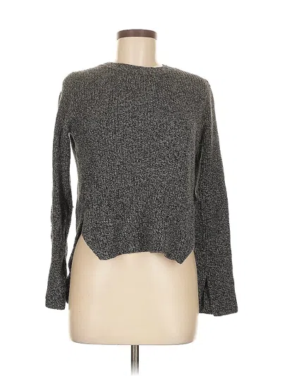 Pre-owned Zara Pullover Sweater In Gray