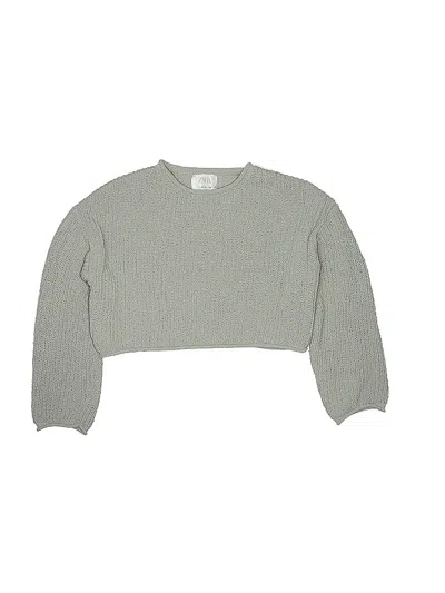 Pre-owned Zara Kids' Pullover Sweater In Gray
