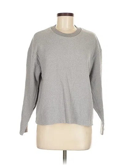 Pre-owned Zara Pullover Sweater In Gray