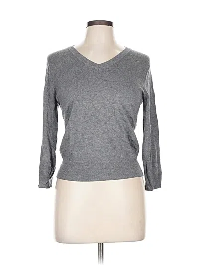 Pre-owned Zara Pullover Sweater In Gray