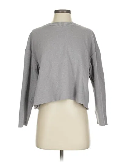 Pre-owned Zara Pullover Sweater In Gray