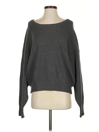 Pre-owned Zara Pullover Sweater In Gray