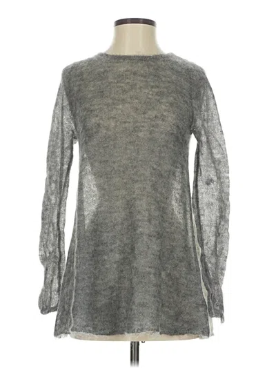 Pre-owned Zara Pullover Sweater In Gray