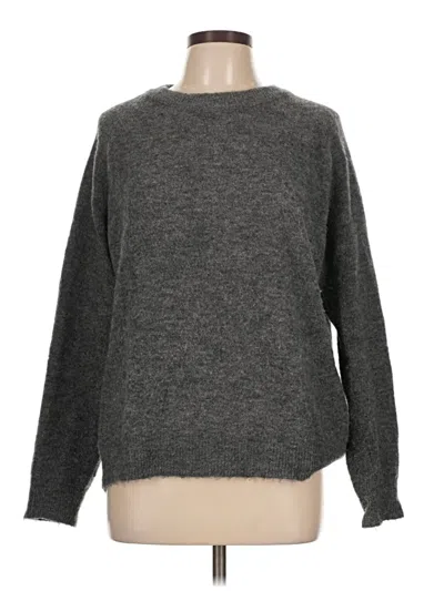 Pre-owned Zara Pullover Sweater In Gray
