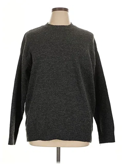 Pre-owned Zara Pullover Sweater In Gray