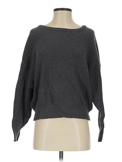 Pre-owned Zara Pullover Sweater In Gray