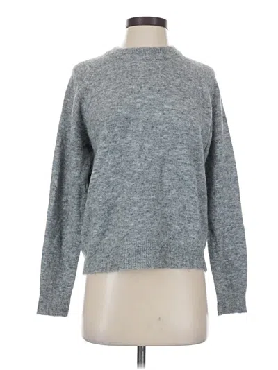 Pre-owned Zara Pullover Sweater In Gray