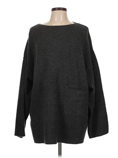 Pre-owned Zara Pullover Sweater In Gray