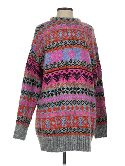 Pre-owned Zara Pullover Sweater In Gray