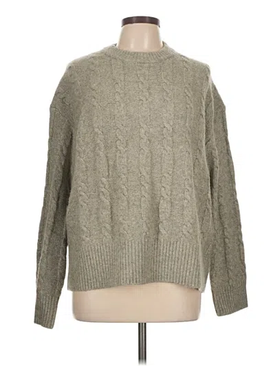 Pre-owned Zara Pullover Sweater In Gray